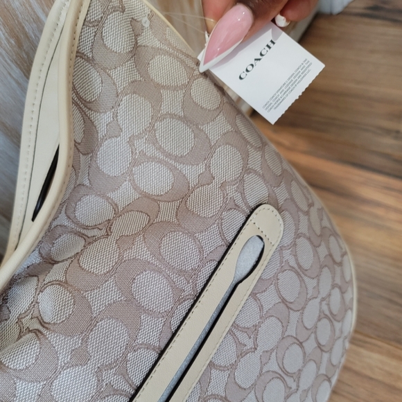 NWT Authentic COACH Jaquard Tabby Hobo - Picture 2 of 15